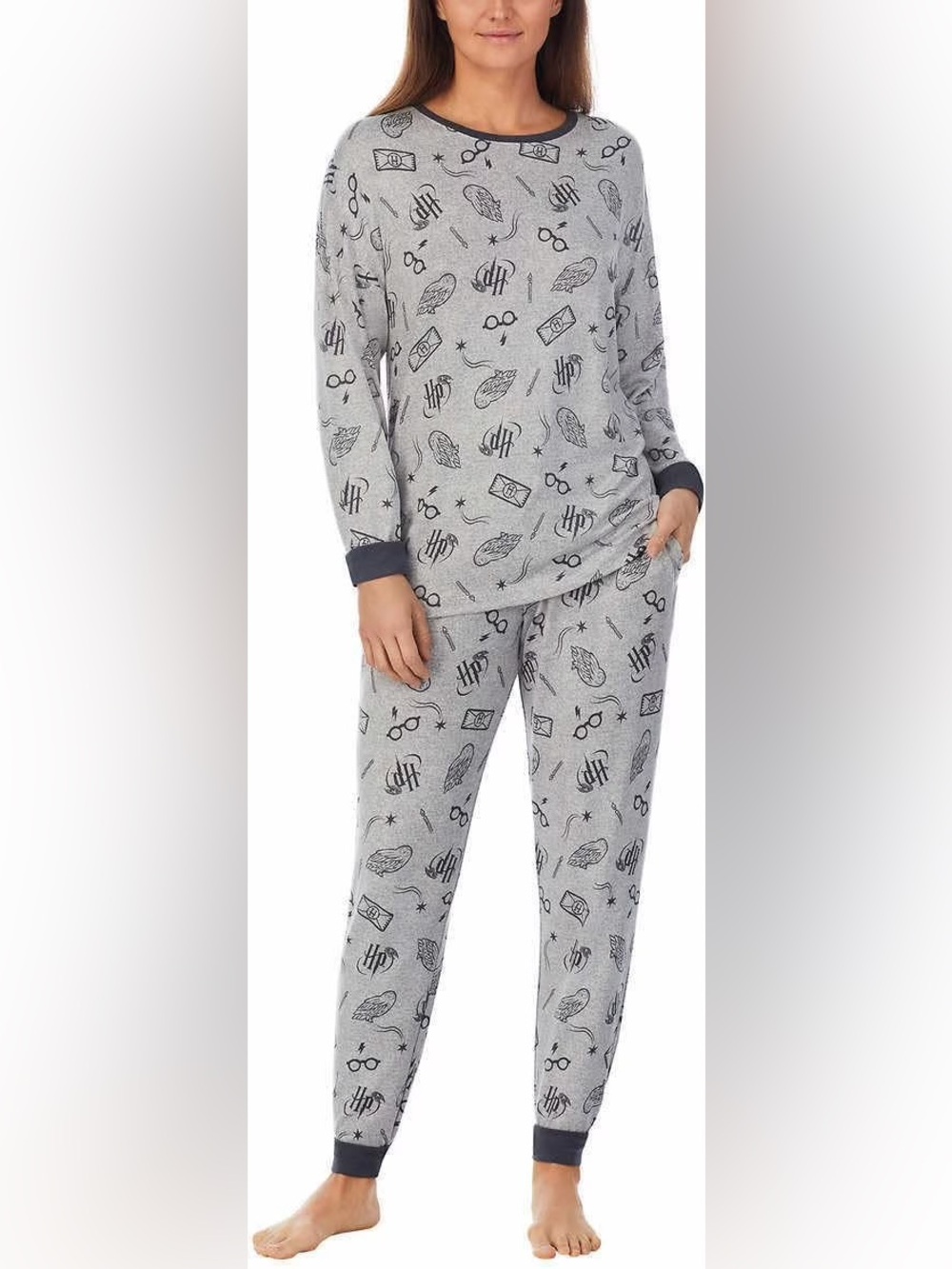 Gray Wizarding Wold of Harry Potter Icon women’s  Pajama Set